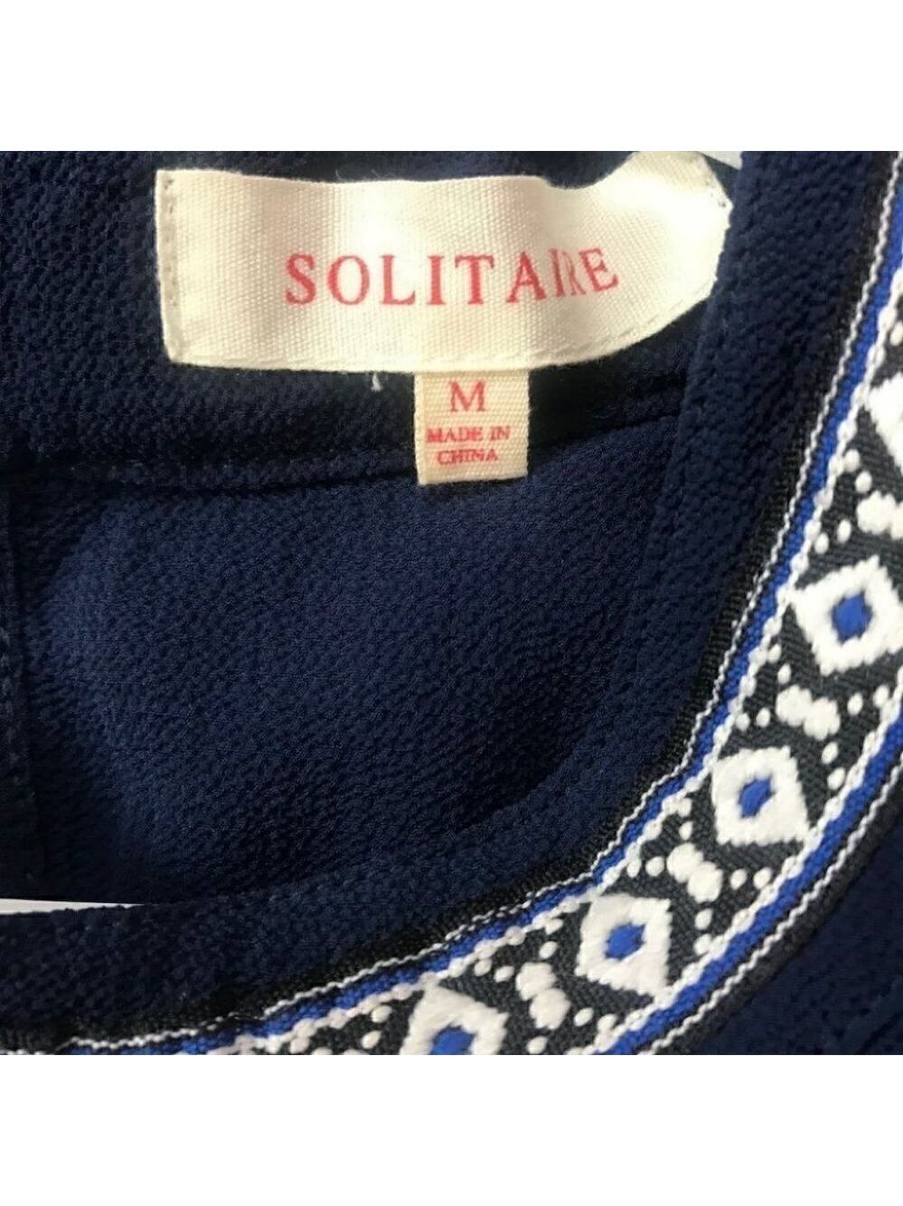 NAVY Blue Sleeveless Tank Top Size M - Picture 4 of 5